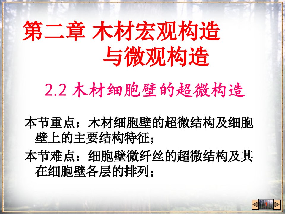 22木材细胞壁的超微构造