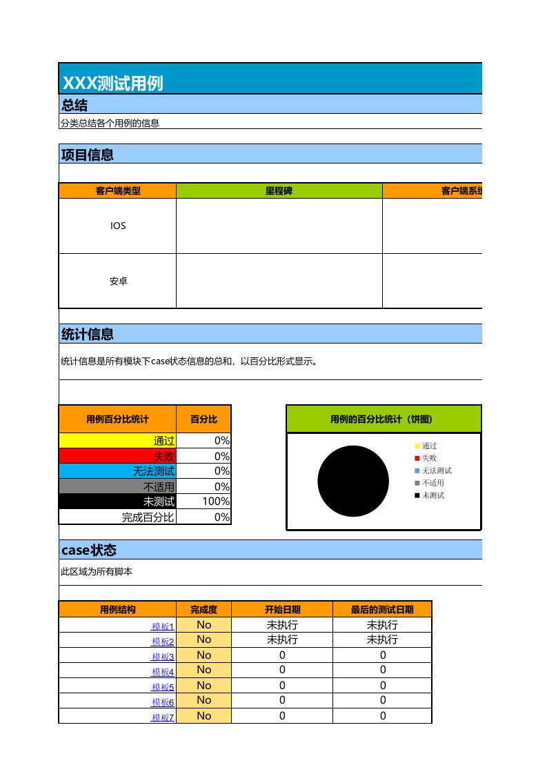 app测试用例模板（精选）