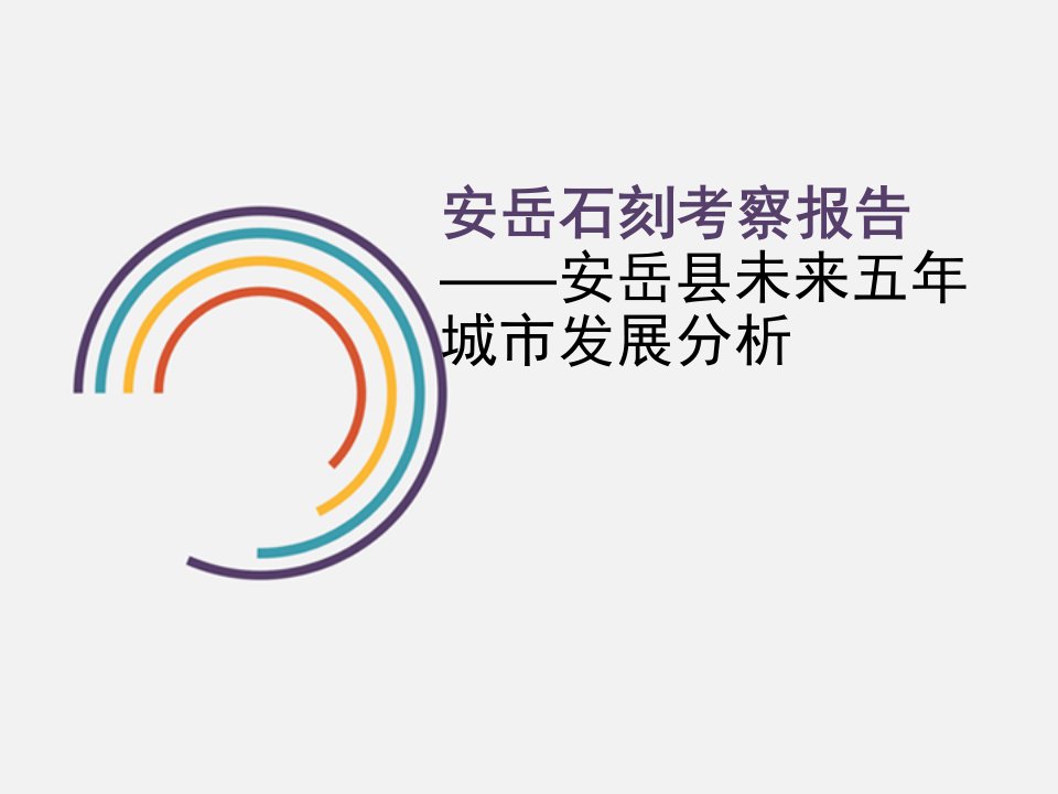 安岳石刻考察报告-安岳县未来五年城市发展分析(最终稿)