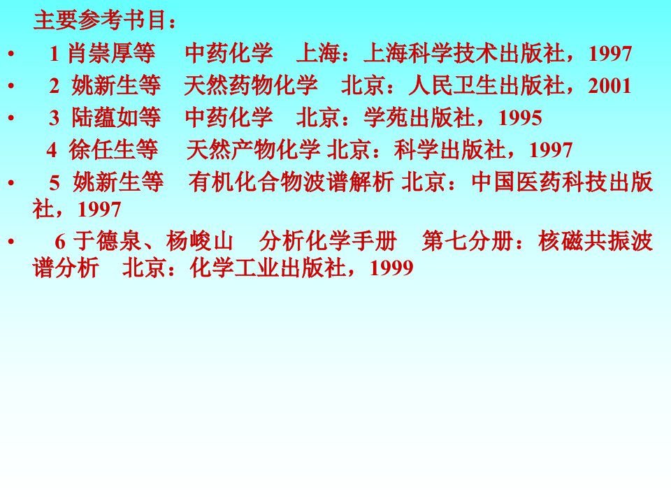 中药化学主章节王栋关枫