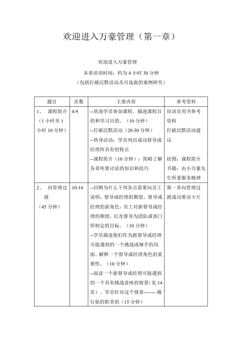 万豪酒店管理手册