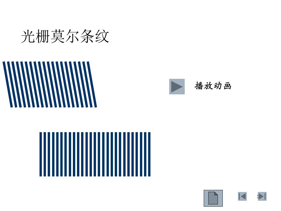 莫尔条纹自动演示