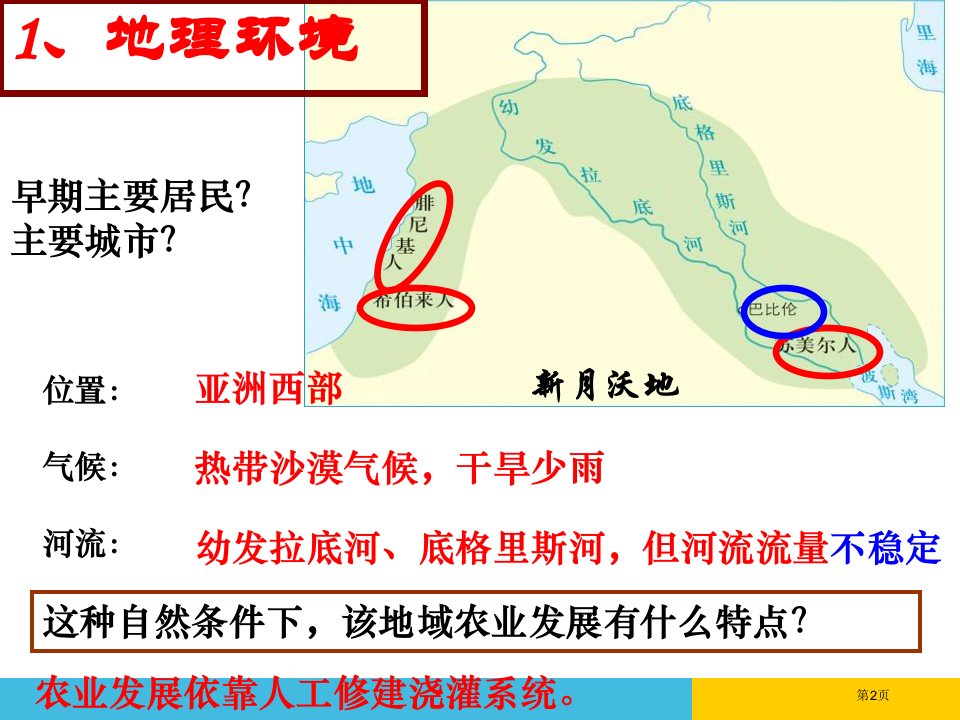 古代西亚国家多元发展的早期文明课件市公开课一等奖省优质课获奖课件