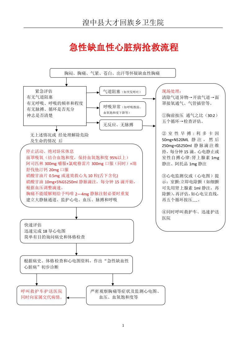 新12种急诊抢救流程图2