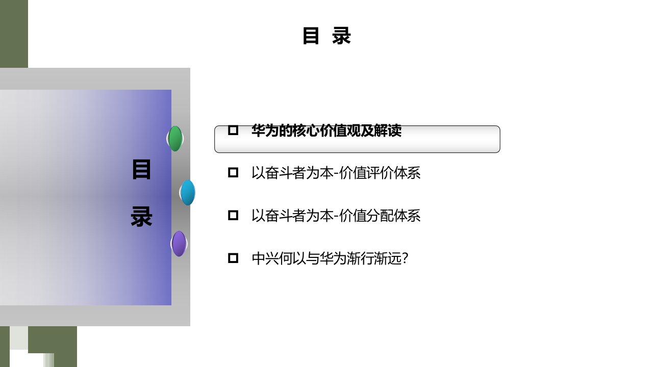 以奋斗者为本华为人才选拔与激励机制探究电子教案