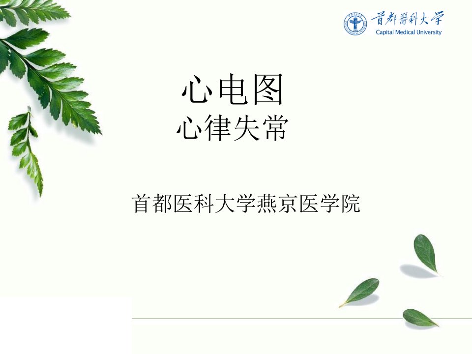 2异常心电图-心律失常幻灯片课件