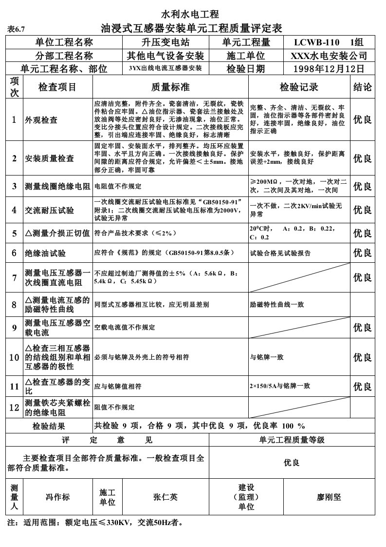 工程资料-表67