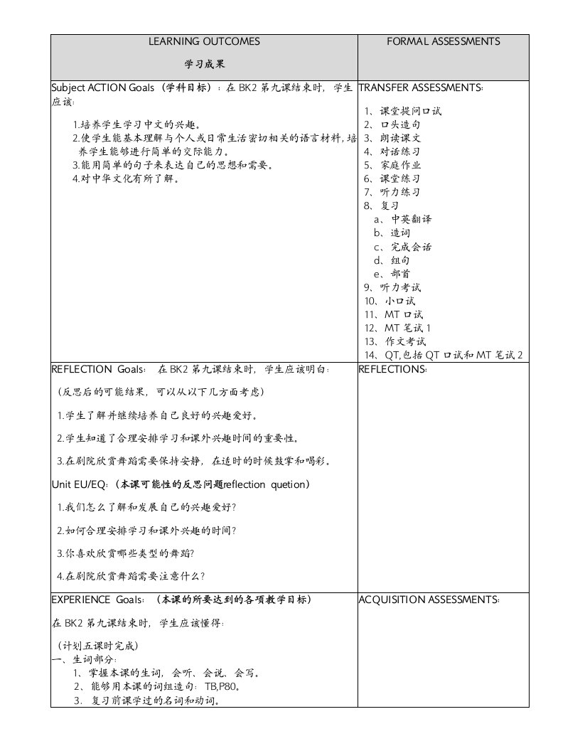 轻松学中文第册课教案