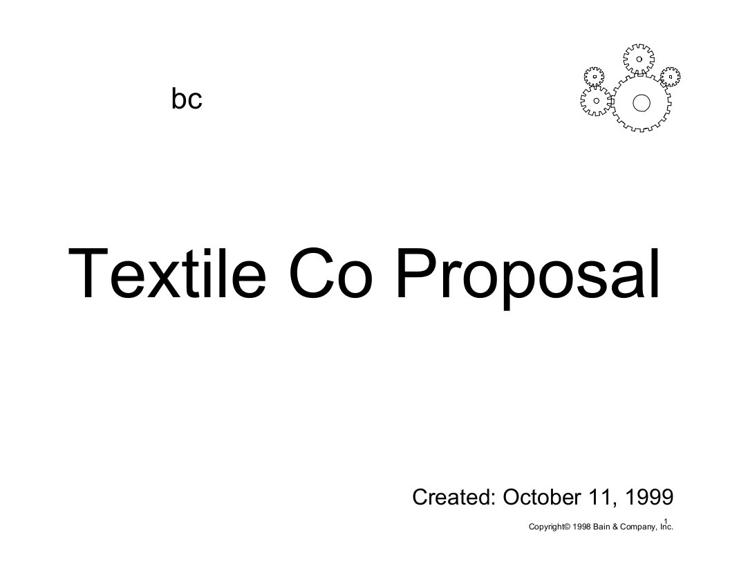 TextileCoProposal