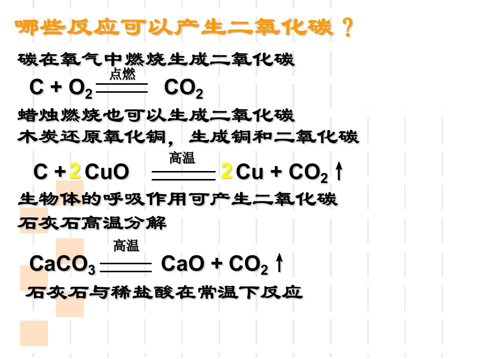 理化生二氧化碳制取的研究与实践