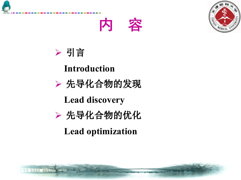 新药设计与开发的基本途径和方法先导化合物的发现PPT111页