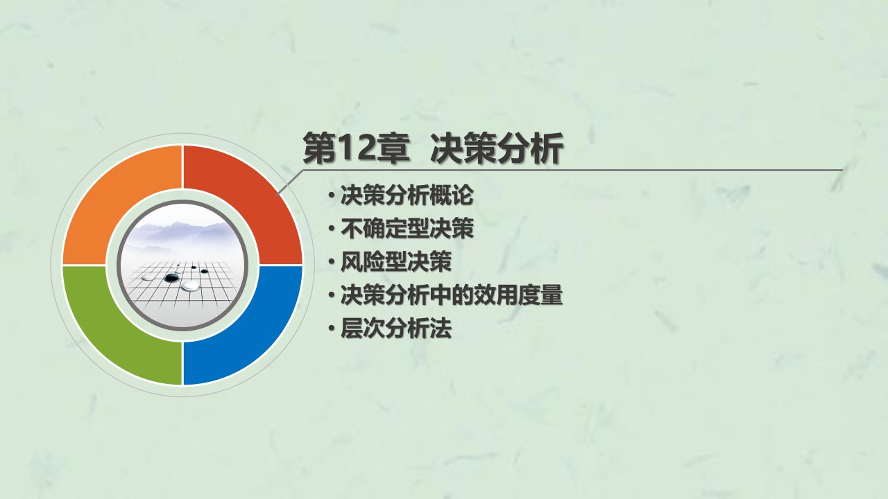 运筹学决策分析课件