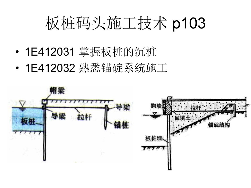 一级建造师天津大学港口与航道工程管理与实务课件22