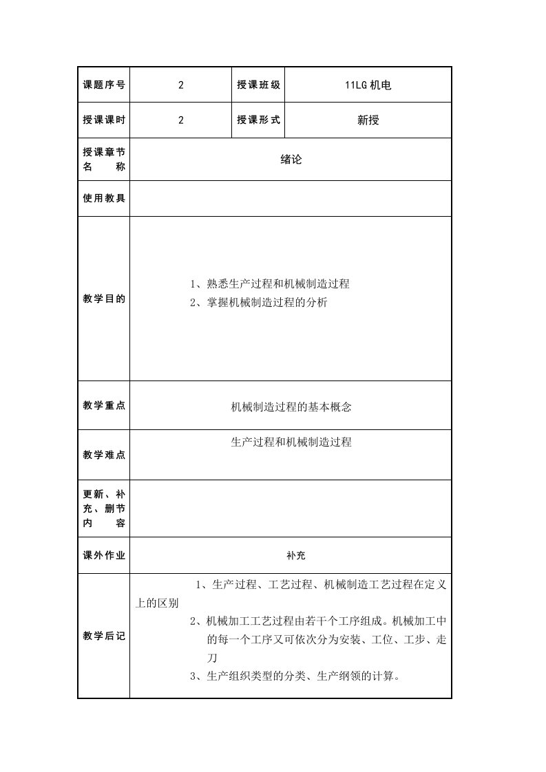 机械加工技术教案2