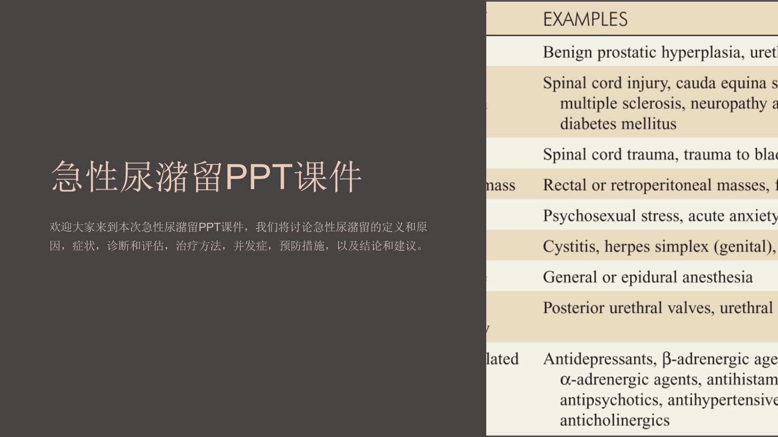 急性尿潴留课件