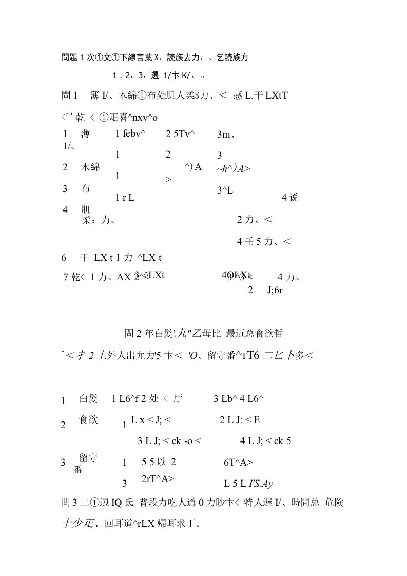 【精品】日语二级词汇模拟题1