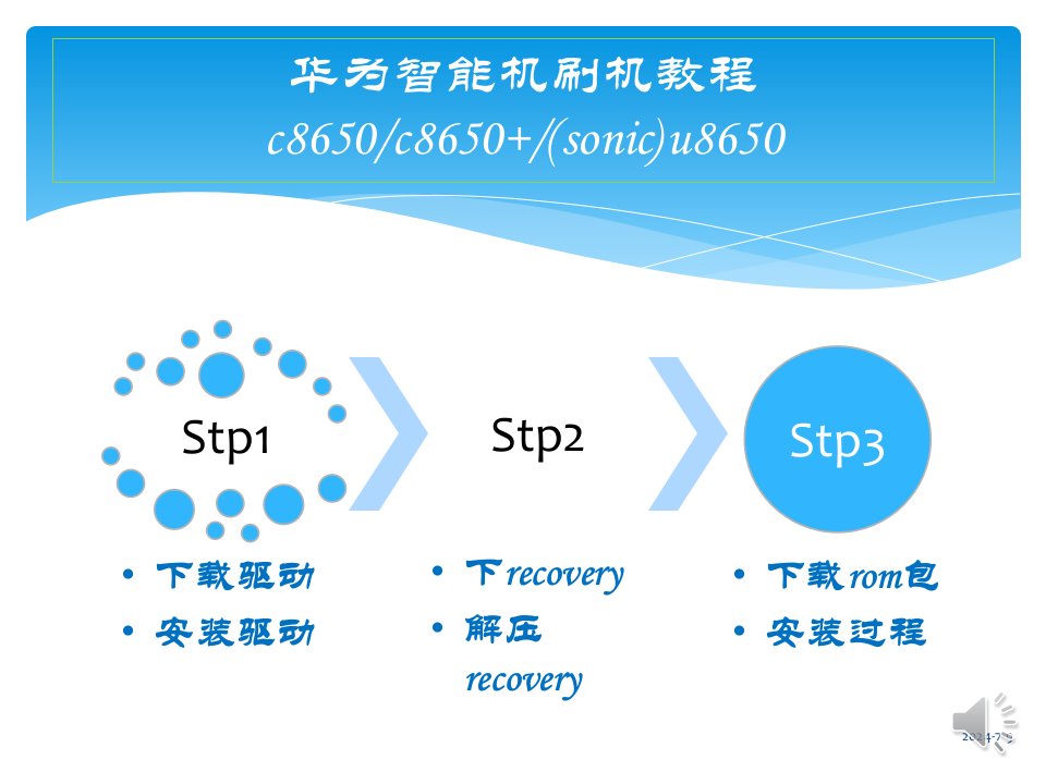 华为智能机刷机教程