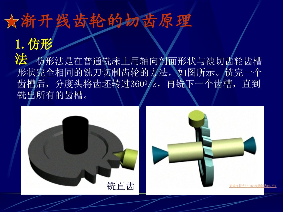 齿轮加工根切与最小齿数