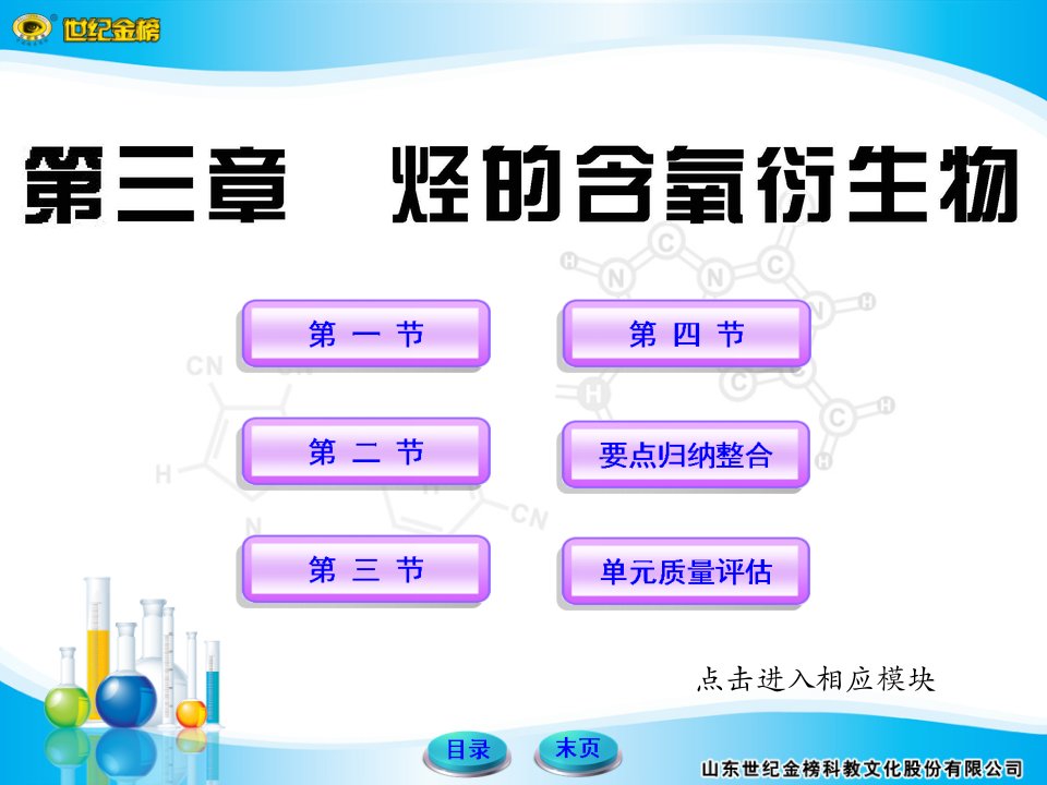 人教化学选修5第三章烃的含氧衍生物章末总结