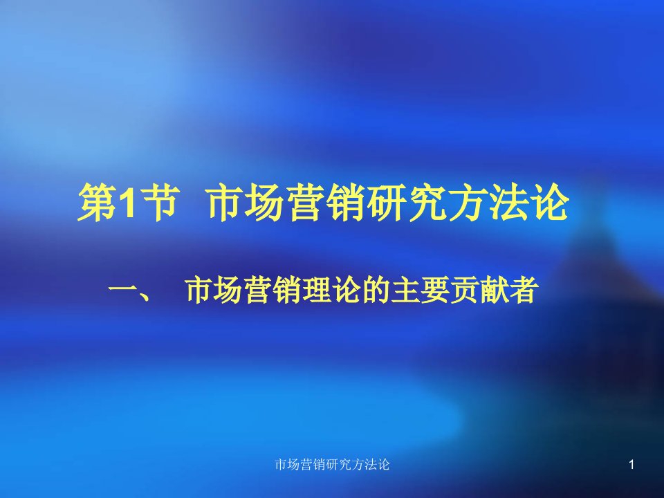 市场营销研究方法论课件