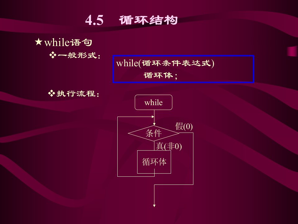 C语言循环结构