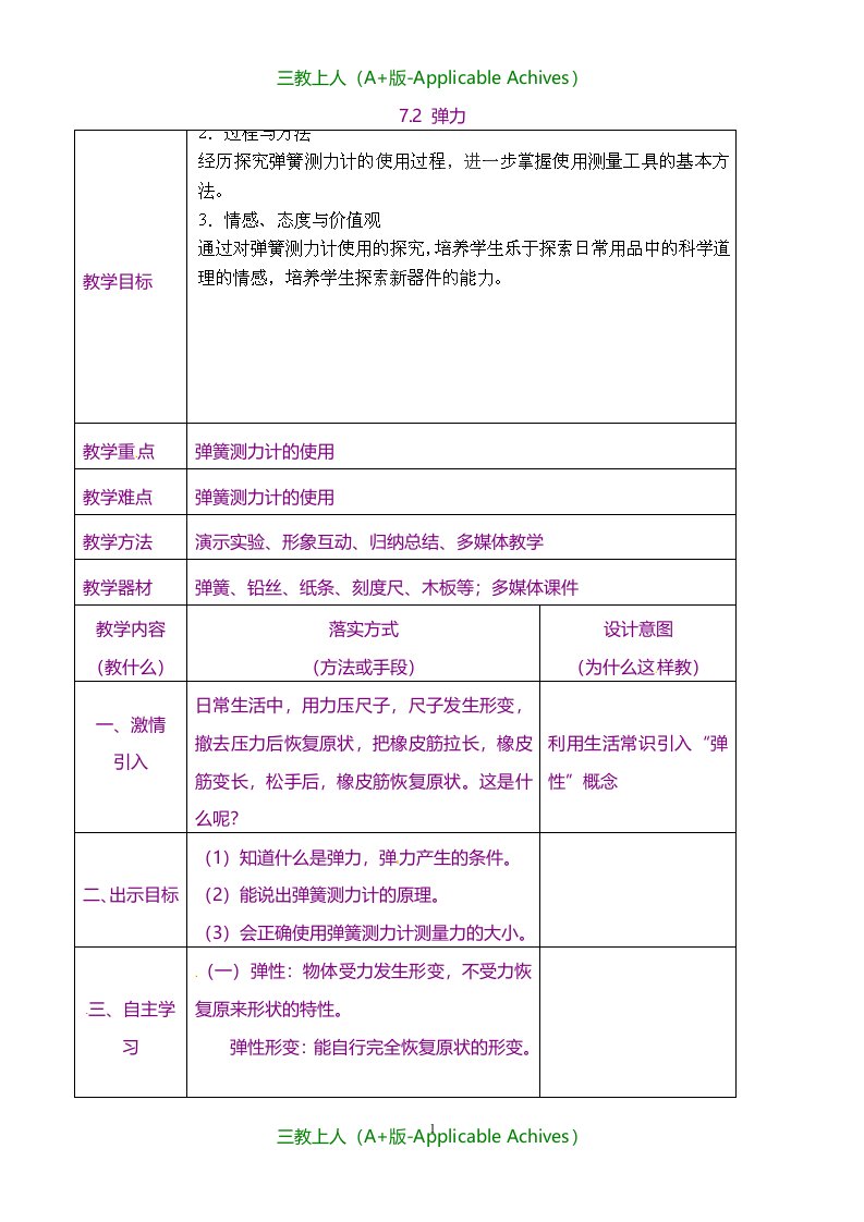 安徽省滁州市第二中学新人教版初中八年级物理下册