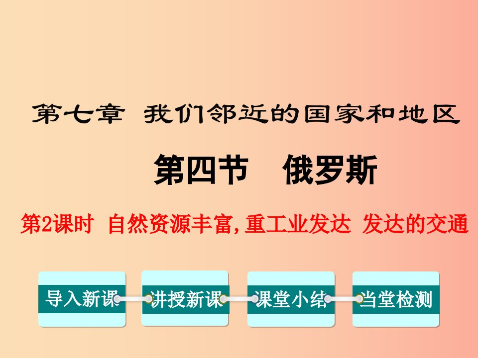 七年级地理下册