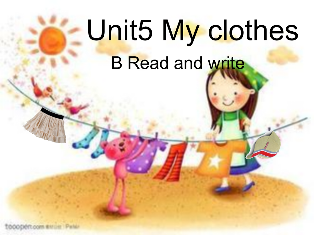 PEP四年级下册-Unit5-B--Read-and-Write