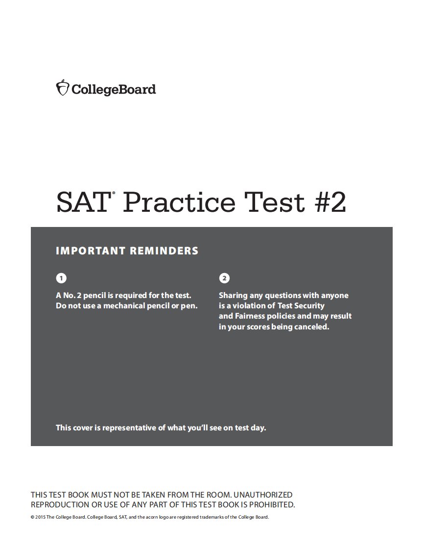 新SAT真题分享：SAT