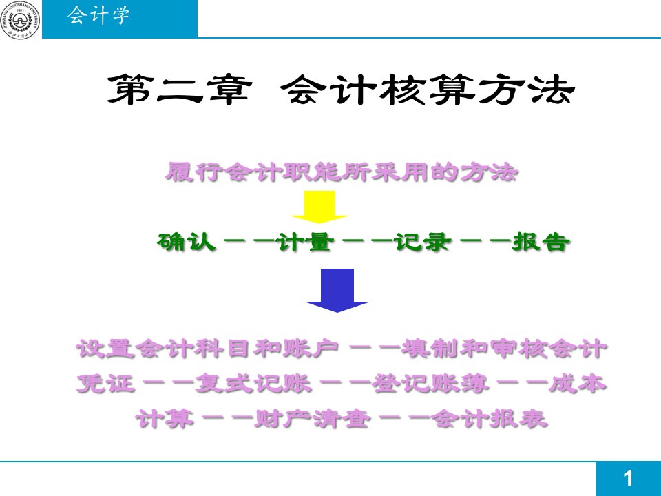 会计学基础第二章