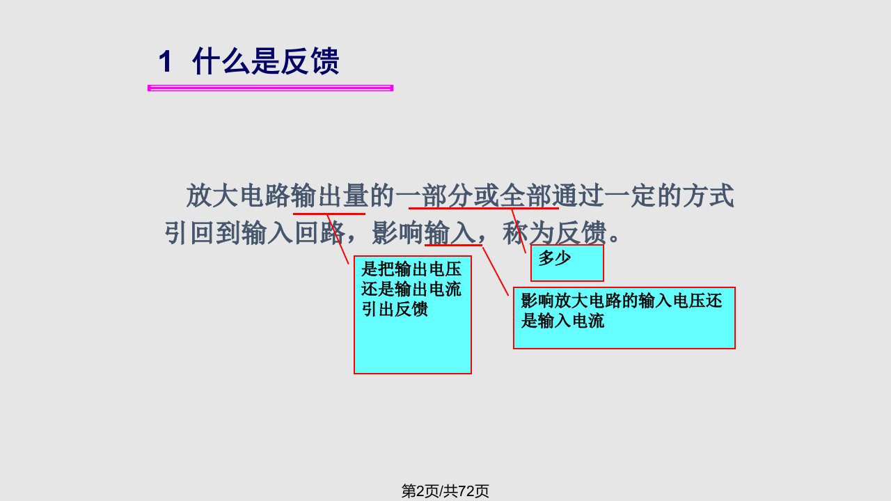 模电反馈实用