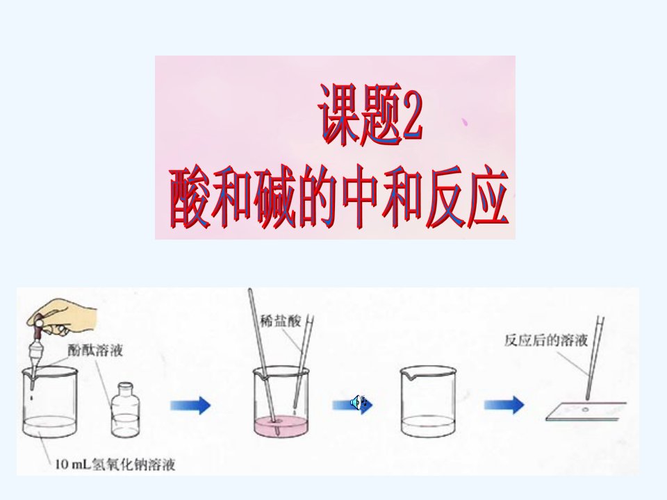 人教五四制初中化学九上《11课题2