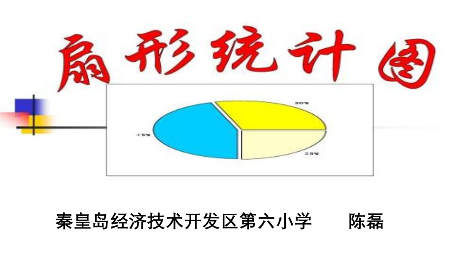 认识扇形统计图