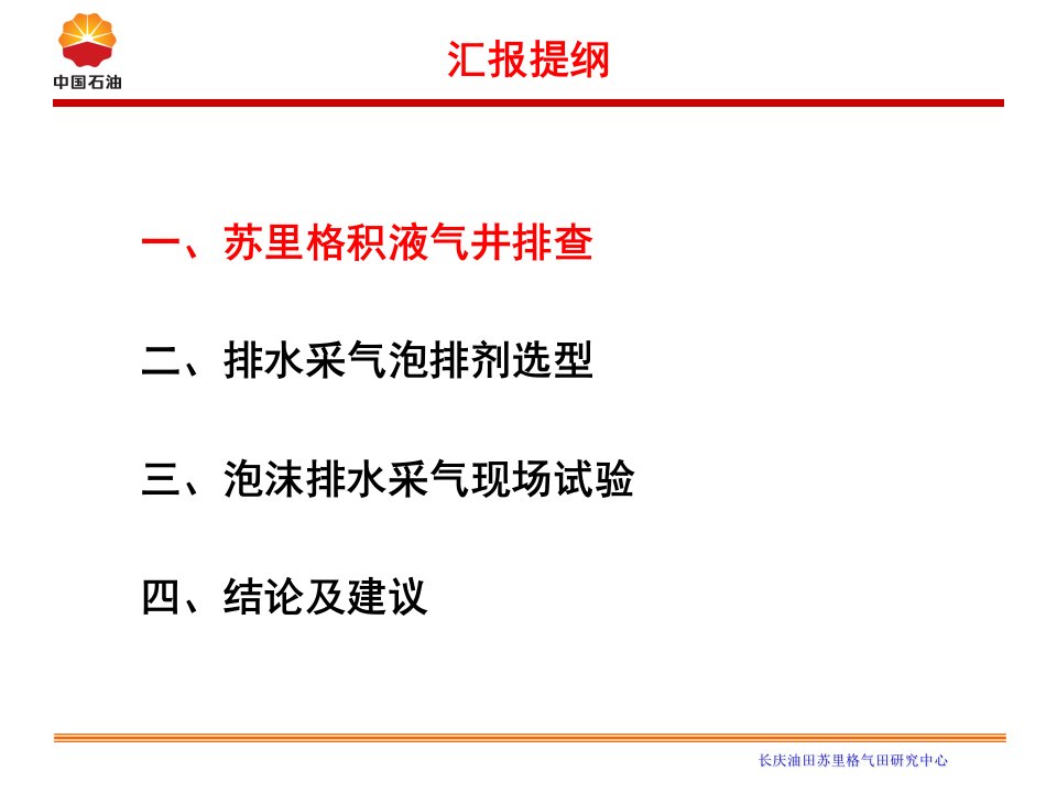 苏里格气田泡沫排水采气现场试验课件