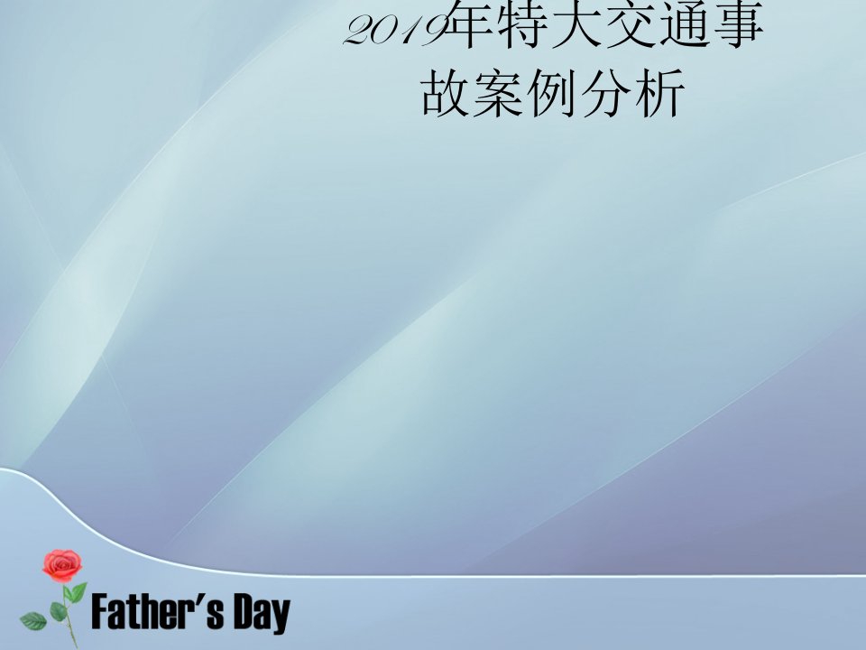 2019年特大交通事故案例分析