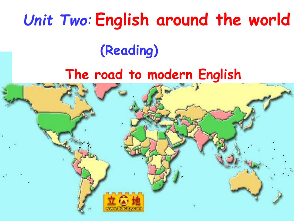 高一英语unit2English-around-the-world课件