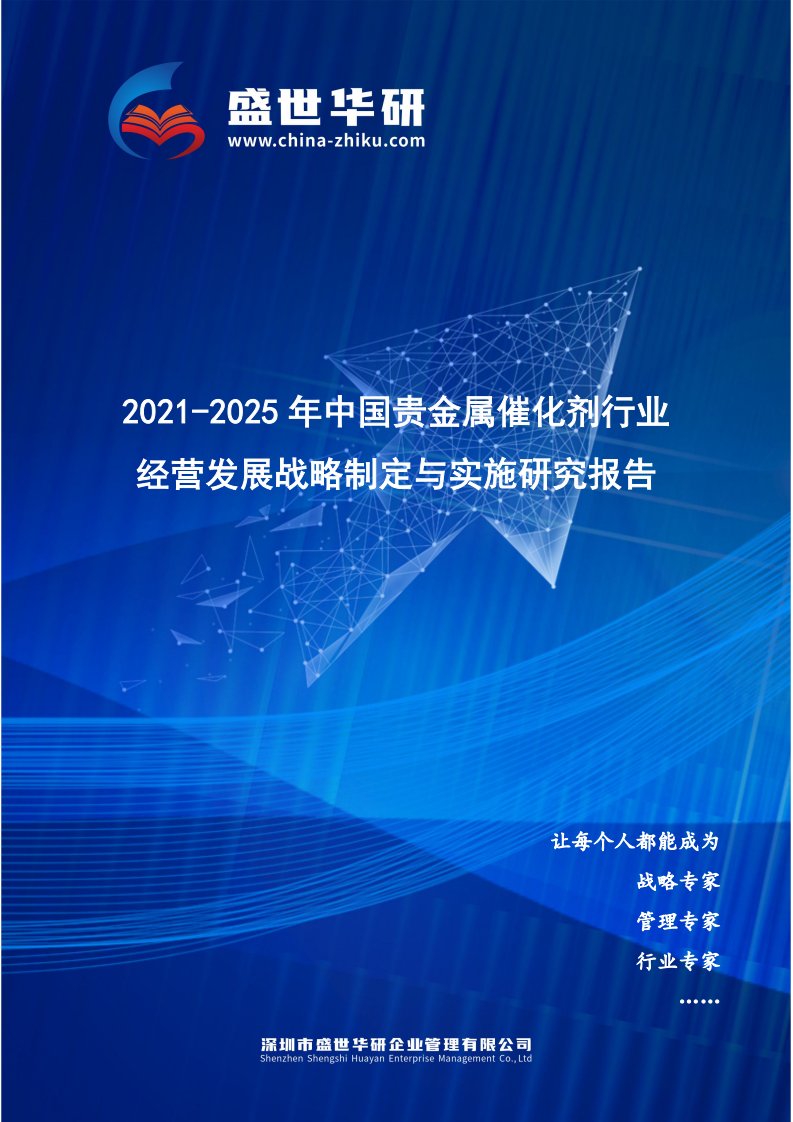 2021-2025年中国贵金属催化剂行业经营发展战略及规划制定与实施研究报告