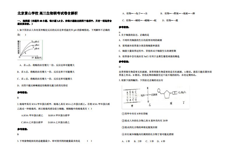 北京景山学校