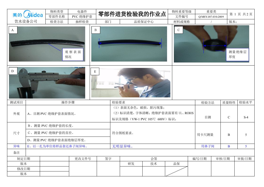 PVC绝缘护套