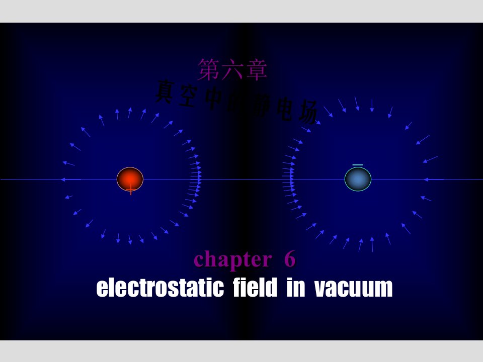高中物理奥赛辅导第六章真空中的静电场
