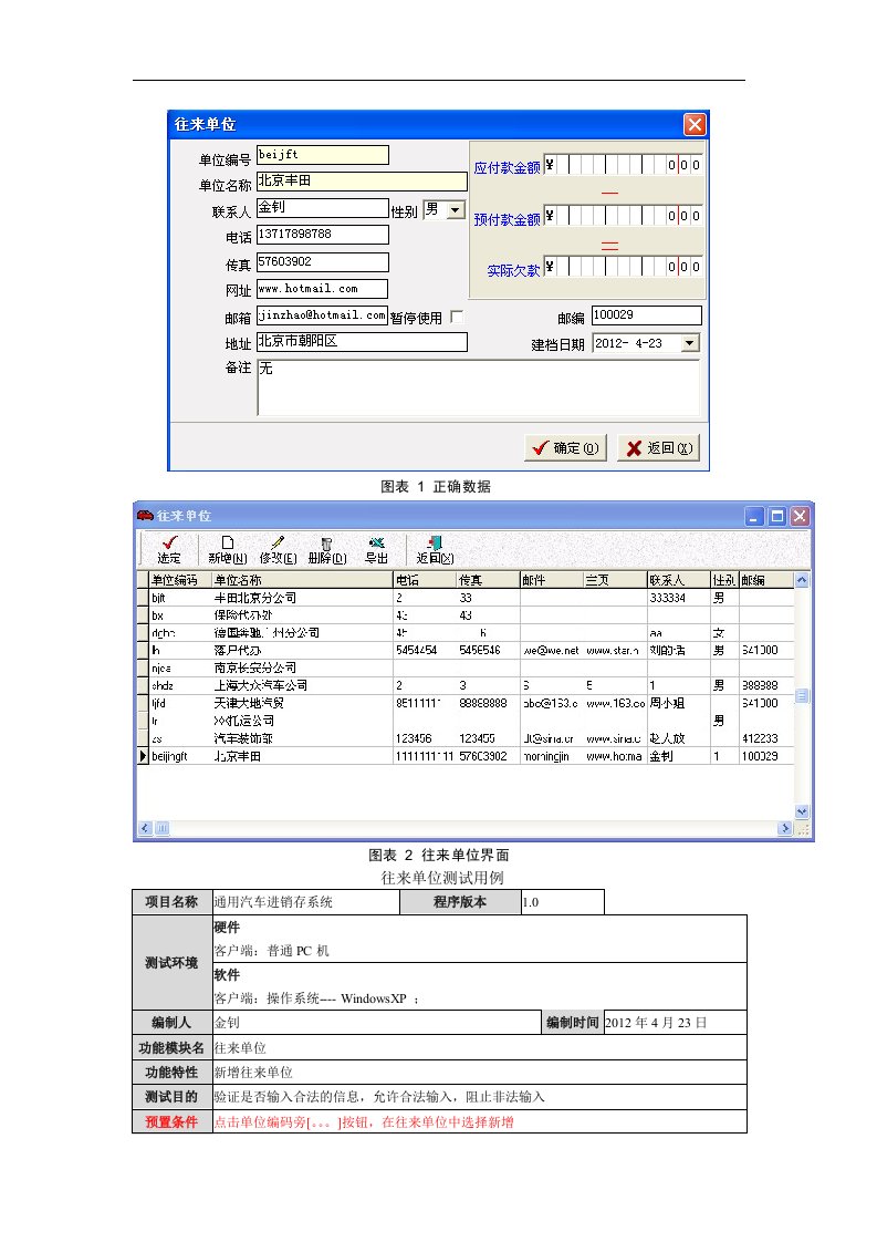 测试用例