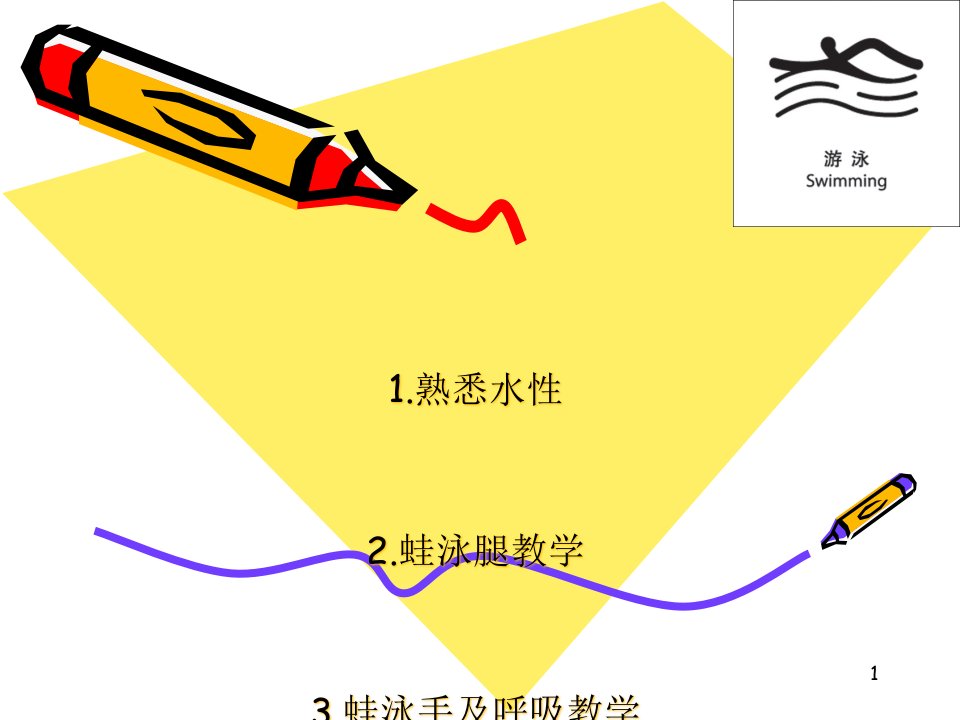 初学者蛙泳教学优质ppt课件