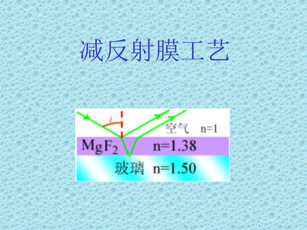 6、减反射膜工艺PPT课件