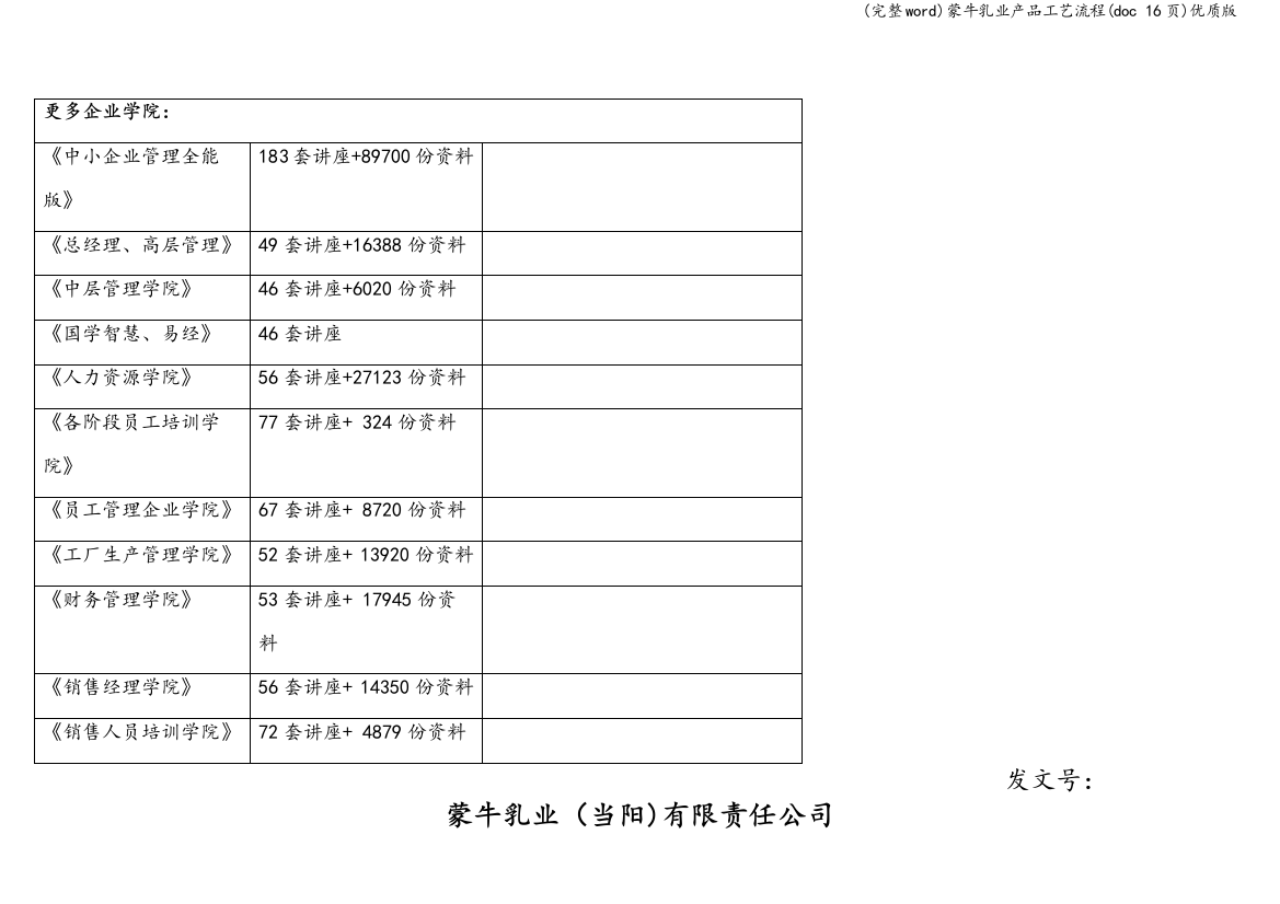 蒙牛乳业产品工艺流程(doc-16页)优质版