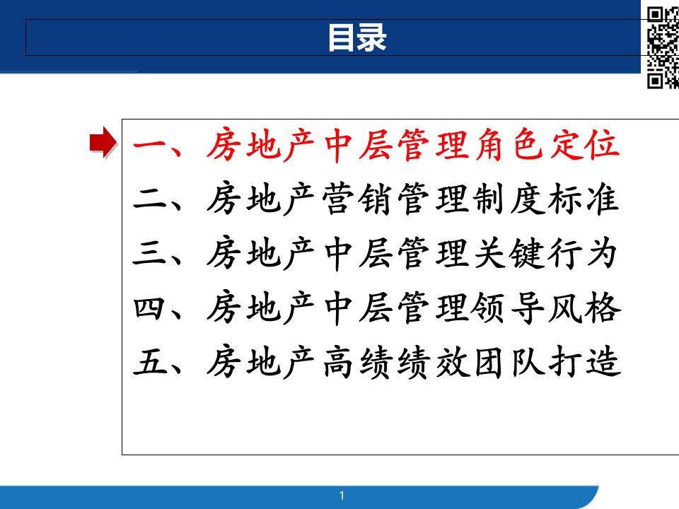 房地产中高层管理能力提升修炼