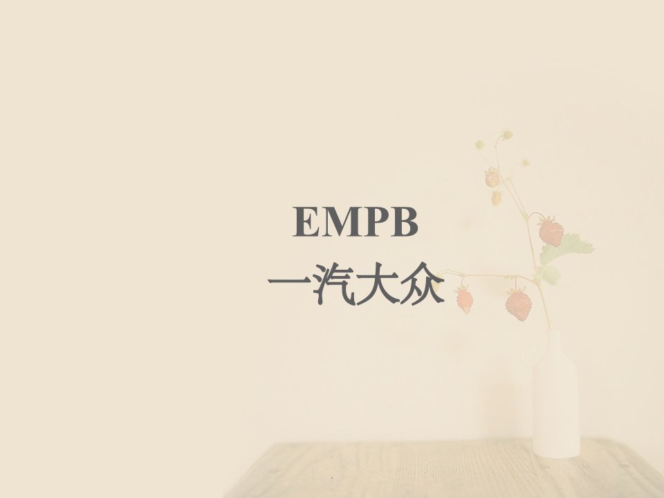 empb-首批样品检验