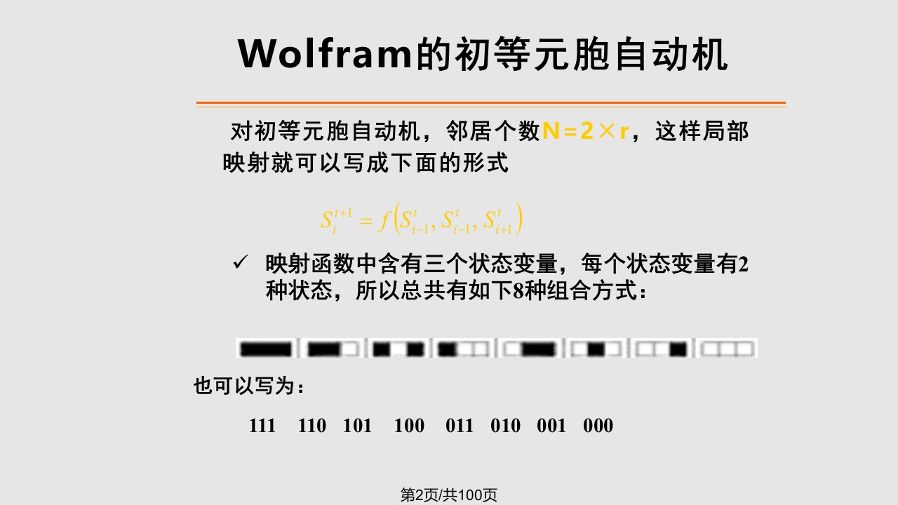 的元胞自动机