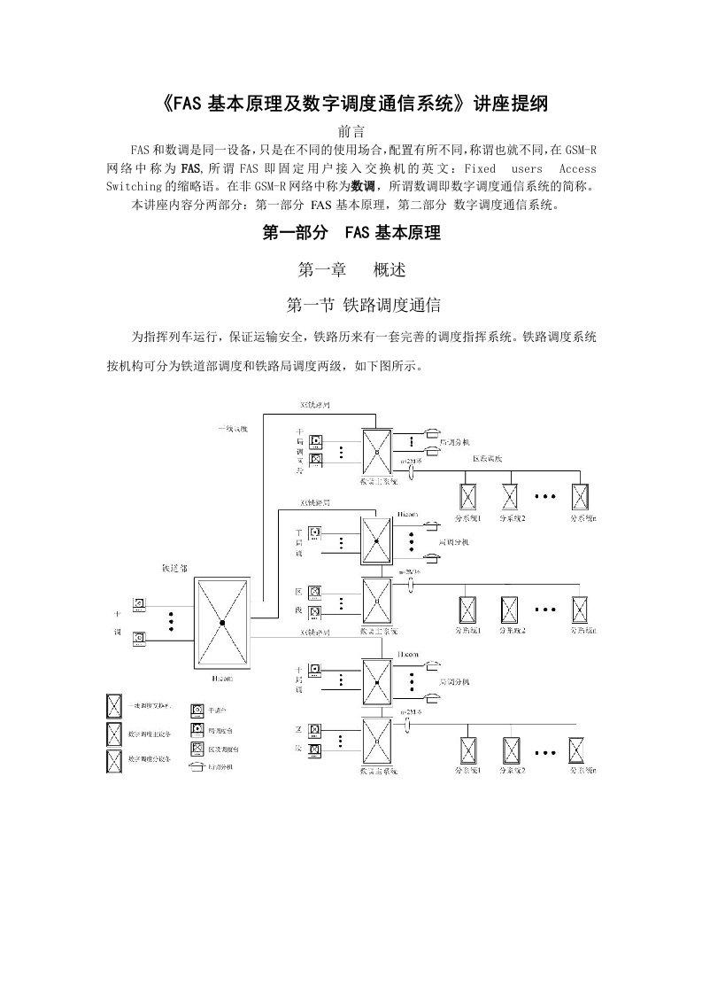 通信行业-FAS基本原理及数字调度通信系统