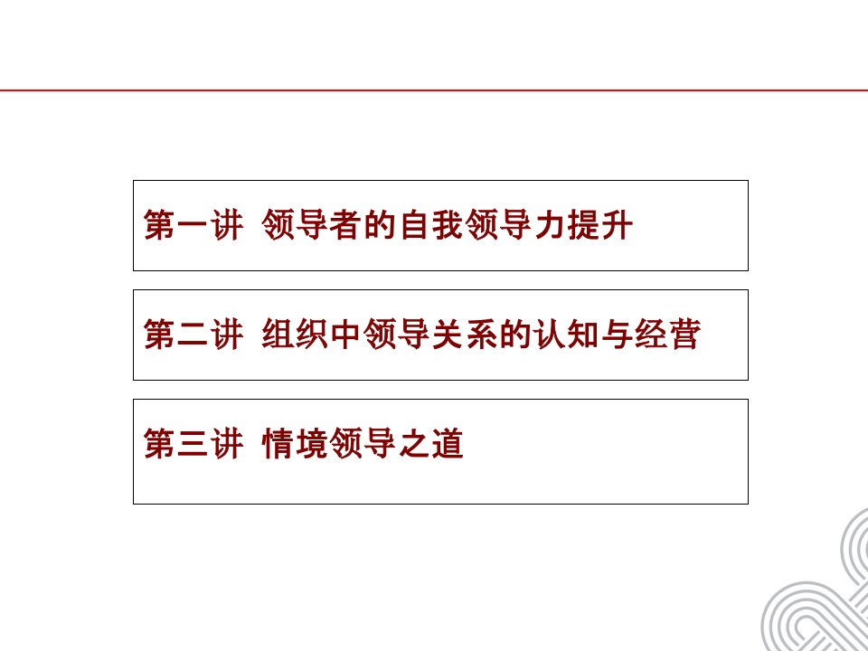 情境领导学员教材