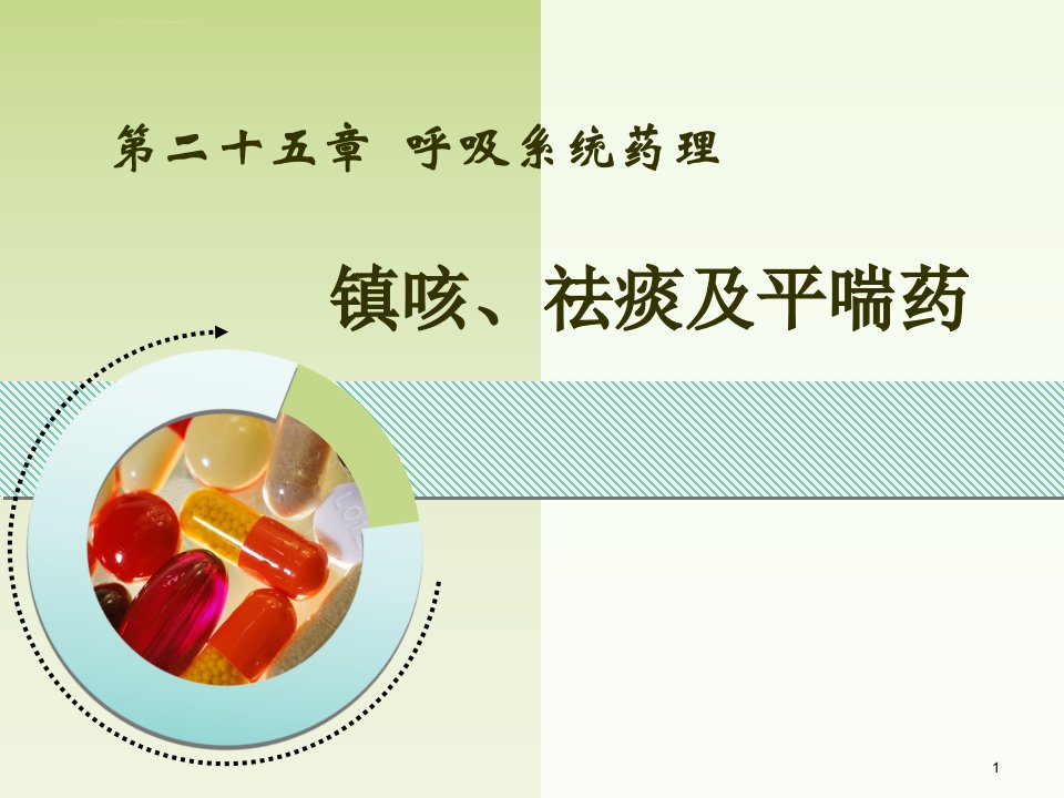 第26章-镇咳-祛痰-平喘药课件